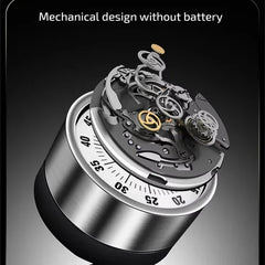 60 Minute Stainless Steel Visual Mechanical Kitchen Timer