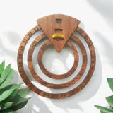 Perpetual Creative Round Wooden Wall Calendar