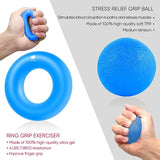 Complete Set of 5 Hand Gripper Wrist Developer Heavy Hand Power Forearm Wrist Strengthener